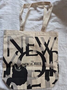 The New Yorker 2019 Edward Steed "Wild Things" Monster Canvas Tote Bag, Unused